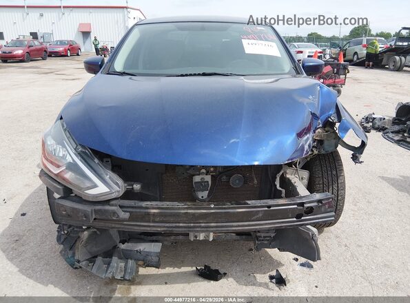 3N1AB7AP4KY314622 2019 NISSAN SENTRA Blue Front view
