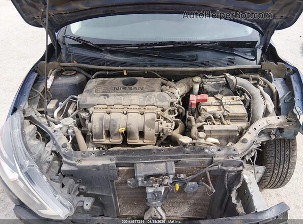 3N1AB7AP4KY314622 2019 NISSAN SENTRA Blue Rear view
