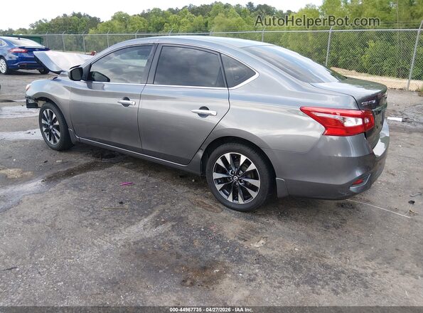 3N1AB7AP4KY381012 2019 NISSAN SENTRA Black Rear left
