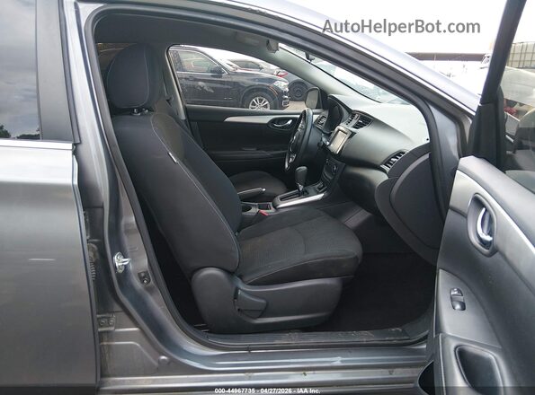 3N1AB7AP4KY381012 2019 NISSAN SENTRA Black Front interior view