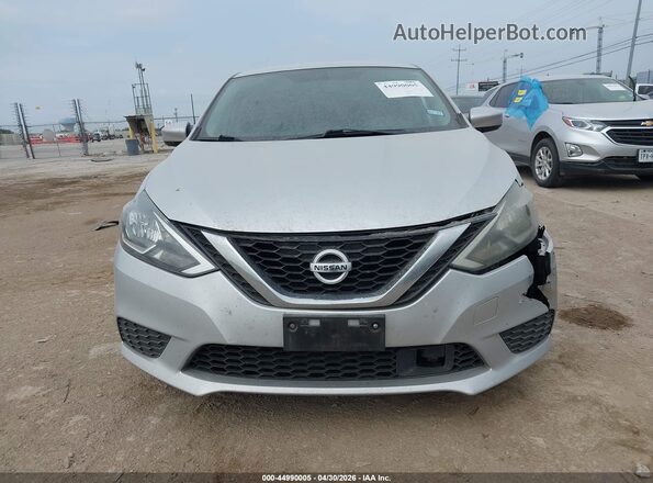 3N1AB7AP4KY433934 2019 NISSAN SENTRA Silver Սարքավորումների վահանակի տեսք