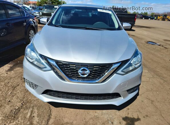 3N1AB7AP5GY220563 2016 NISSAN SENTRA Silver Front view