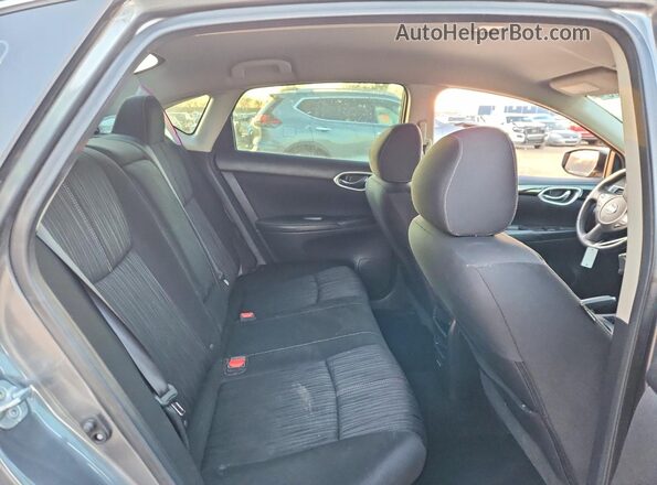 3N1AB7AP5JL624063 2018 NISSAN SENTRA Gray უკანა სავარძლების ხედი