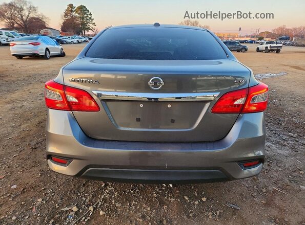 3N1AB7AP5JL624063 2018 NISSAN SENTRA Gray უკანა ხედი