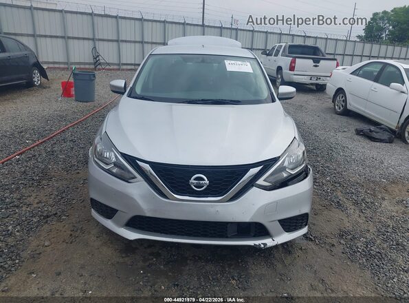 3N1AB7AP5KY257427 2019 NISSAN SENTRA Silver Instrument cluster view