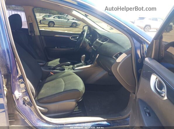 3N1AB7AP5KY380452 2019 NISSAN SENTRA Blue წინა სალონის ხედი