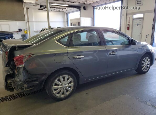 3N1AB7AP6GL646002 2016 NISSAN SENTRA Gray Trasero derecho