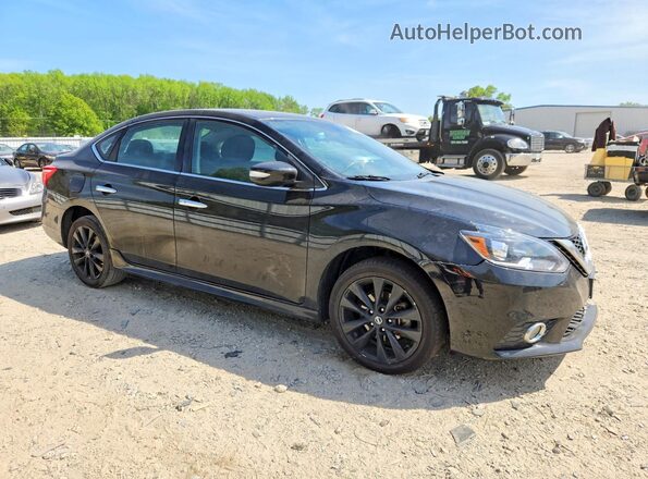3N1AB7AP6HY291935 2017 NISSAN SENTRA Черный Передняя правая четверть