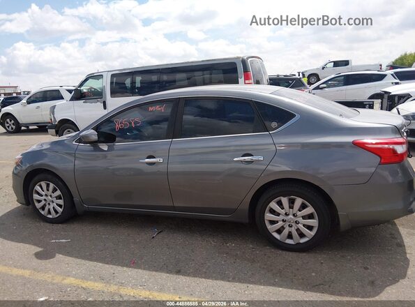 3N1AB7AP6HY390173 2017 NISSAN SENTRA Gray Widok wnętrza 360 stopni