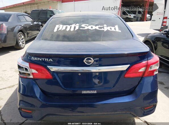 3N1AB7AP6KY216563 2019 NISSAN SENTRA Blue 