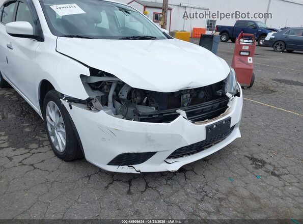 3N1AB7AP6KY379956 2019 NISSAN SENTRA White Vista frontal