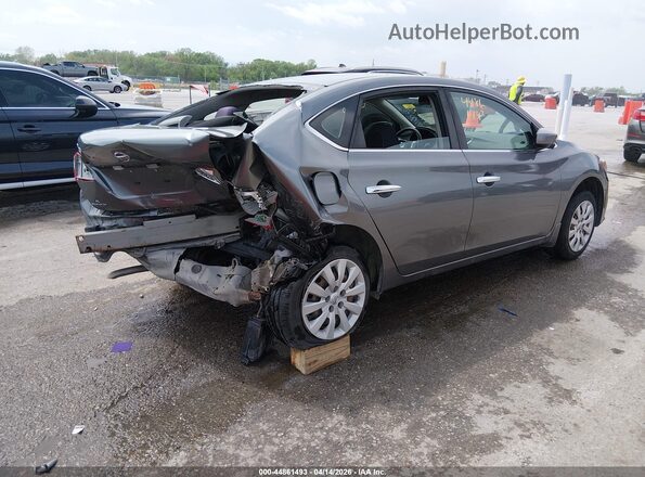 3N1AB7AP7HY250858 2017 NISSAN SENTRA Gray Задня права чверть