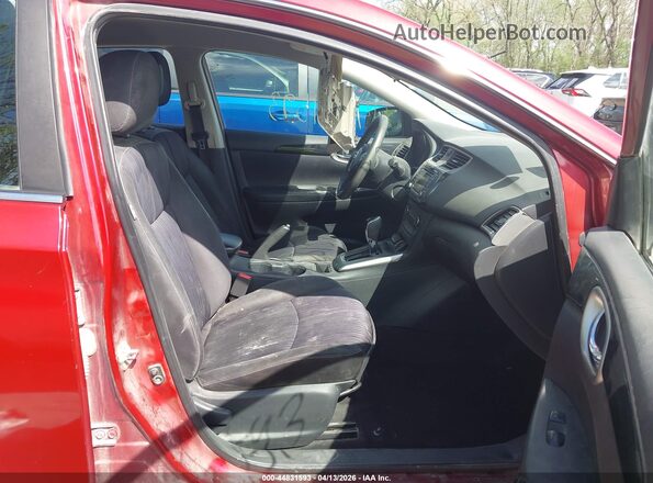 3N1AB7AP7HY380770 2017 NISSAN SENTRA Red Vista interior delantera