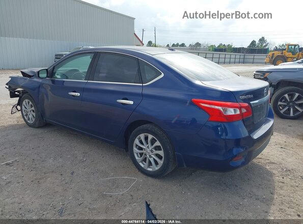 3N1AB7AP7JL620998 2018 NISSAN SENTRA Blue Trasero izquierdo