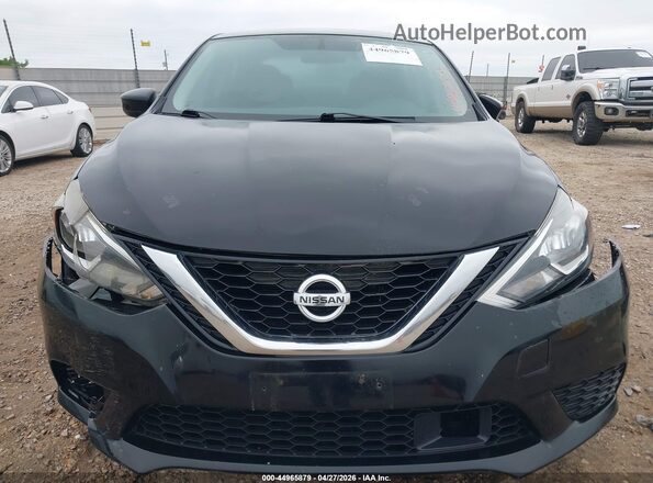 3N1AB7AP7JY304276 2018 NISSAN SENTRA Black ხელსაწყოთა პანელის ხედი