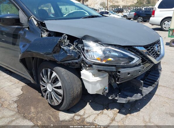 3N1AB7AP7JY326052 2018 NISSAN SENTRA Black Widok z przodu