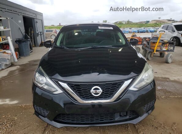 3N1AB7AP7KY230195 2019 NISSAN SENTRA Black Widok z przodu