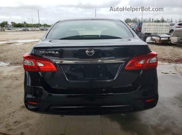 3N1AB7AP7KY230195 2019 NISSAN SENTRA Black Widok z tyłu