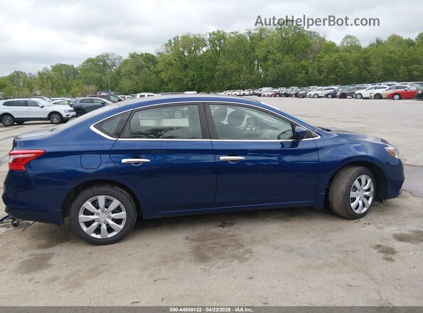 3N1AB7AP7KY304439 2019 NISSAN SENTRA Black Вид задньої частини салону