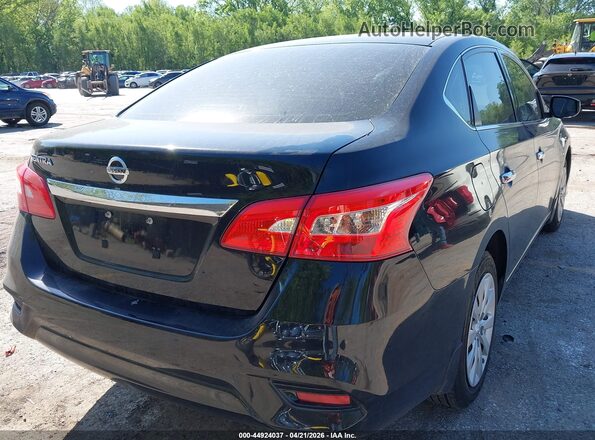 3N1AB7AP7KY404587 2019 NISSAN SENTRA Black Հետևի աջ