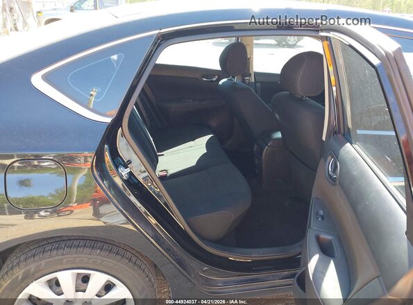 3N1AB7AP7KY404587 2019 NISSAN SENTRA Black VIN կոդի պիտակի տեսք