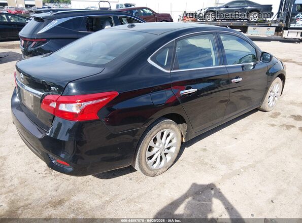 3N1AB7AP7KY444409 2019 NISSAN SENTRA Black უკანა მარჯვენა