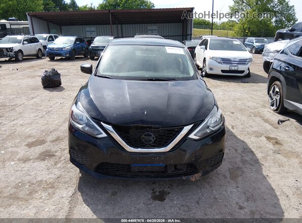 3N1AB7AP7KY444409 2019 NISSAN SENTRA Black ხელსაწყოთა პანელის ხედი
