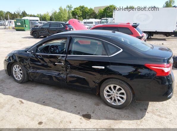 3N1AB7AP7KY444409 2019 NISSAN SENTRA Black სალონის 360-გრადუსიანი ხედი