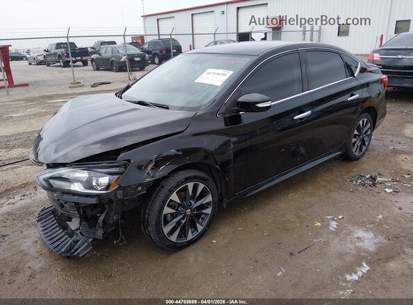 3N1AB7AP8KY212627 2019 NISSAN SENTRA Black Przód lewy