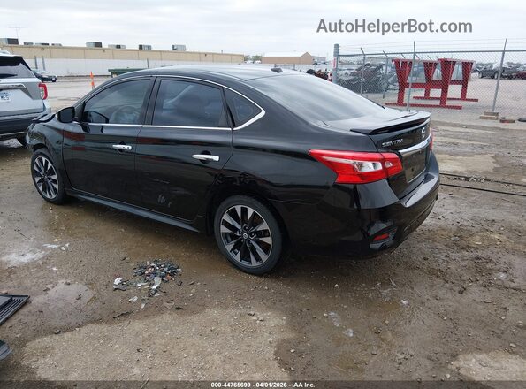 3N1AB7AP8KY212627 2019 NISSAN SENTRA Black Tył lewy