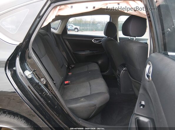 3N1AB7AP8KY212627 2019 NISSAN SENTRA Black Widok naklejki z numerem VIN