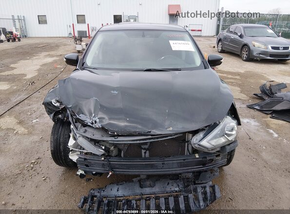 3N1AB7AP8KY212627 2019 NISSAN SENTRA Black Widok wnętrza z tyłu