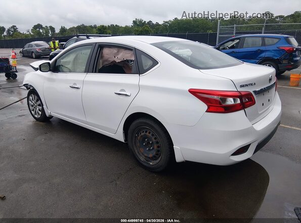 3N1AB7AP9KY411489 2019 NISSAN SENTRA White უკანა მარცხენა