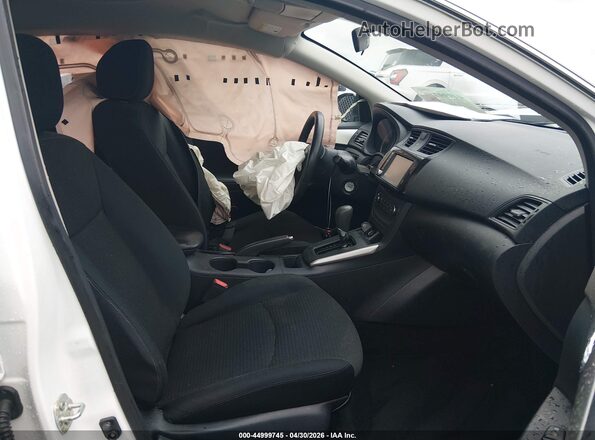 3N1AB7AP9KY411489 2019 NISSAN SENTRA White წინა სალონის ხედი