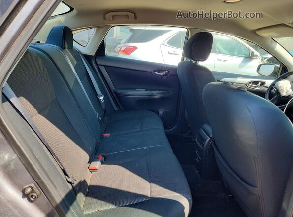 3N1AB7AP9KY445044 2019 NISSAN SENTRA Gray Vista de los asientos traseros