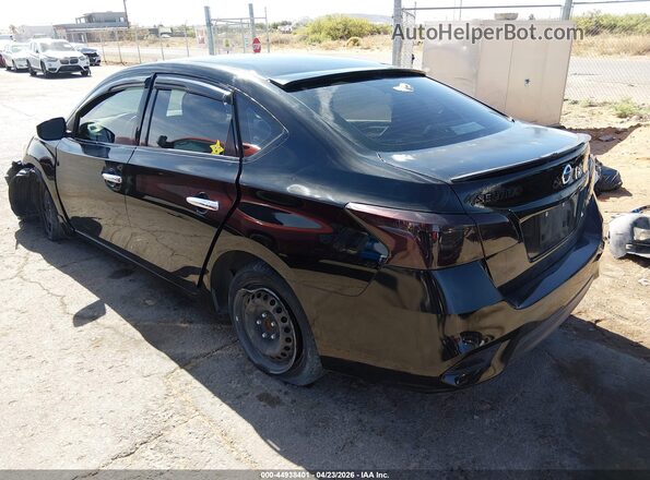 3N1AB7APXKY216016 2019 NISSAN SENTRA Black უკანა მარცხენა