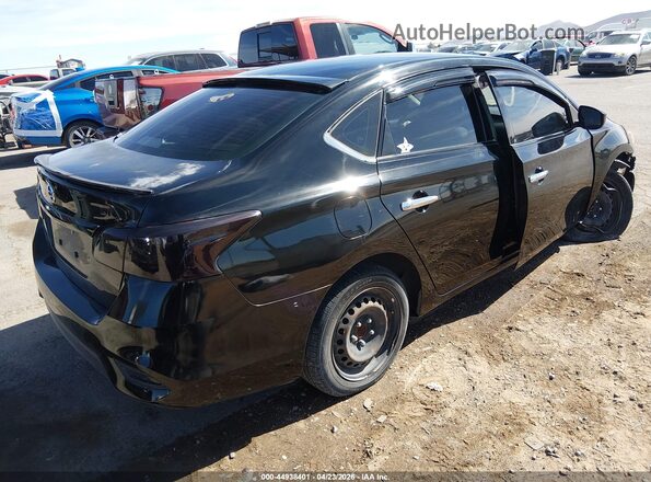 3N1AB7APXKY216016 2019 NISSAN SENTRA Black უკანა მარჯვენა