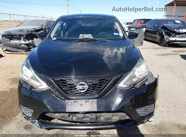 3N1AB7APXKY216016 2019 NISSAN SENTRA Black ხელსაწყოთა პანელის ხედი