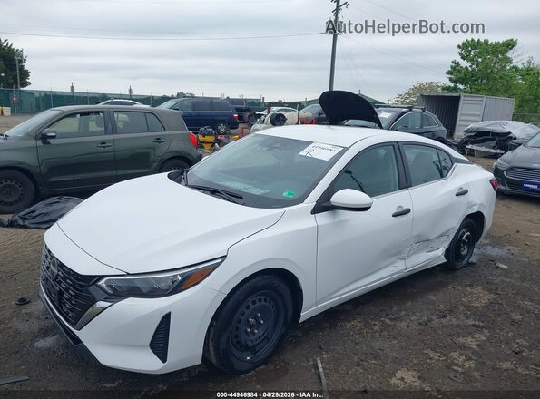 3N1AB8BV2RY291144 2024 NISSAN SENTRA Белый Передняя левая четверть