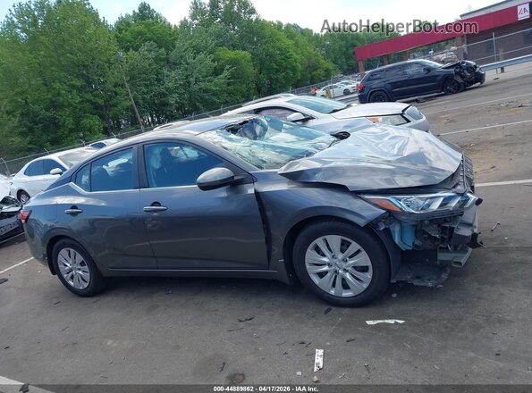 3N1AB8BV4MY268246 2021 NISSAN SENTRA Gray Widok zestawu wskaźników