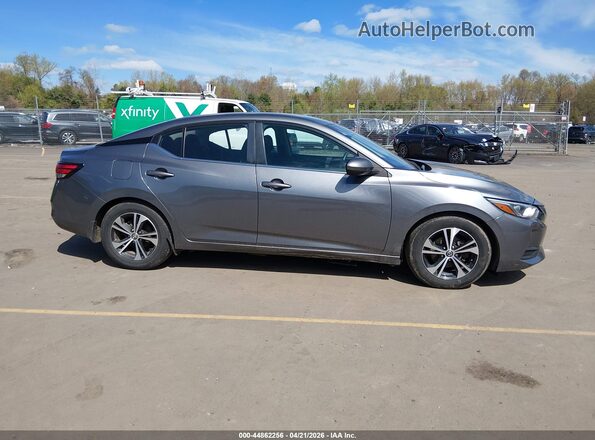3N1AB8CV1MY241388 2021 NISSAN SENTRA Серый Вид задней части салона