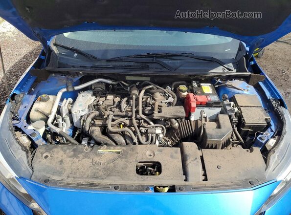 3N1AB8CV1MY312329 2021 NISSAN SENTRA Синий Вид задней части салона