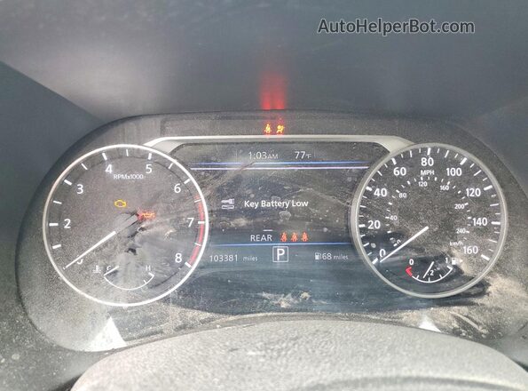 3N1AB8CV2MY216693 2021 NISSAN SENTRA Blue ხელსაწყოთა პანელის ხედი