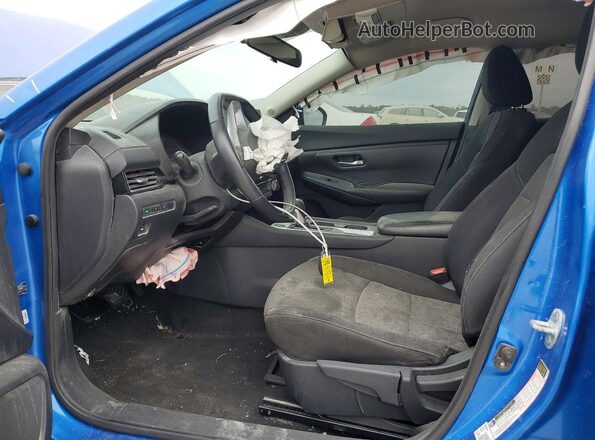 3N1AB8CV2MY216693 2021 NISSAN SENTRA Blue წინა სალონის ხედი