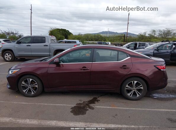 3N1AB8CV2PY227410 2023 NISSAN SENTRA Red Vista interior de 360 grados