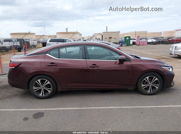 3N1AB8CV2PY227410 2023 NISSAN SENTRA Red Vista interior trasera