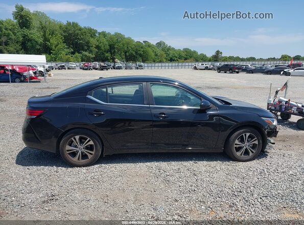 3N1AB8CV2PY230081 2023 NISSAN SENTRA Black Widok wnętrza z tyłu