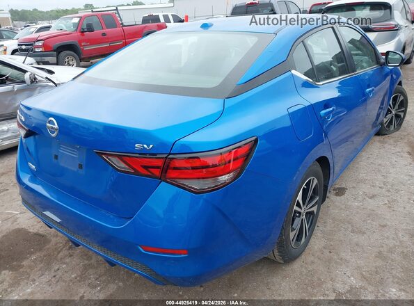3N1AB8CV3MY203404 2021 NISSAN SENTRA Blue Rear right