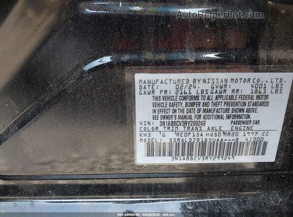 3N1AB8CV3RY299249 2024 NISSAN SENTRA Черный Вид подкапотного пространства
