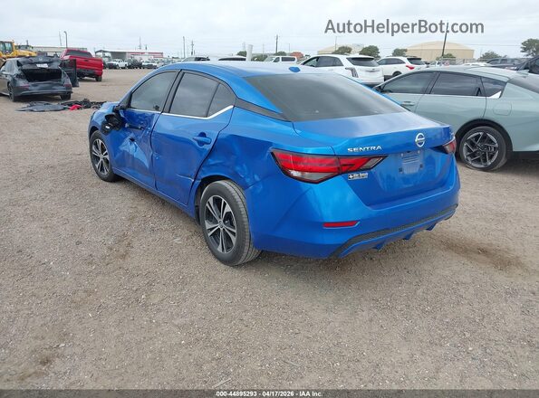 3N1AB8CV4PY286636 2023 NISSAN SENTRA Blue Trasero izquierdo